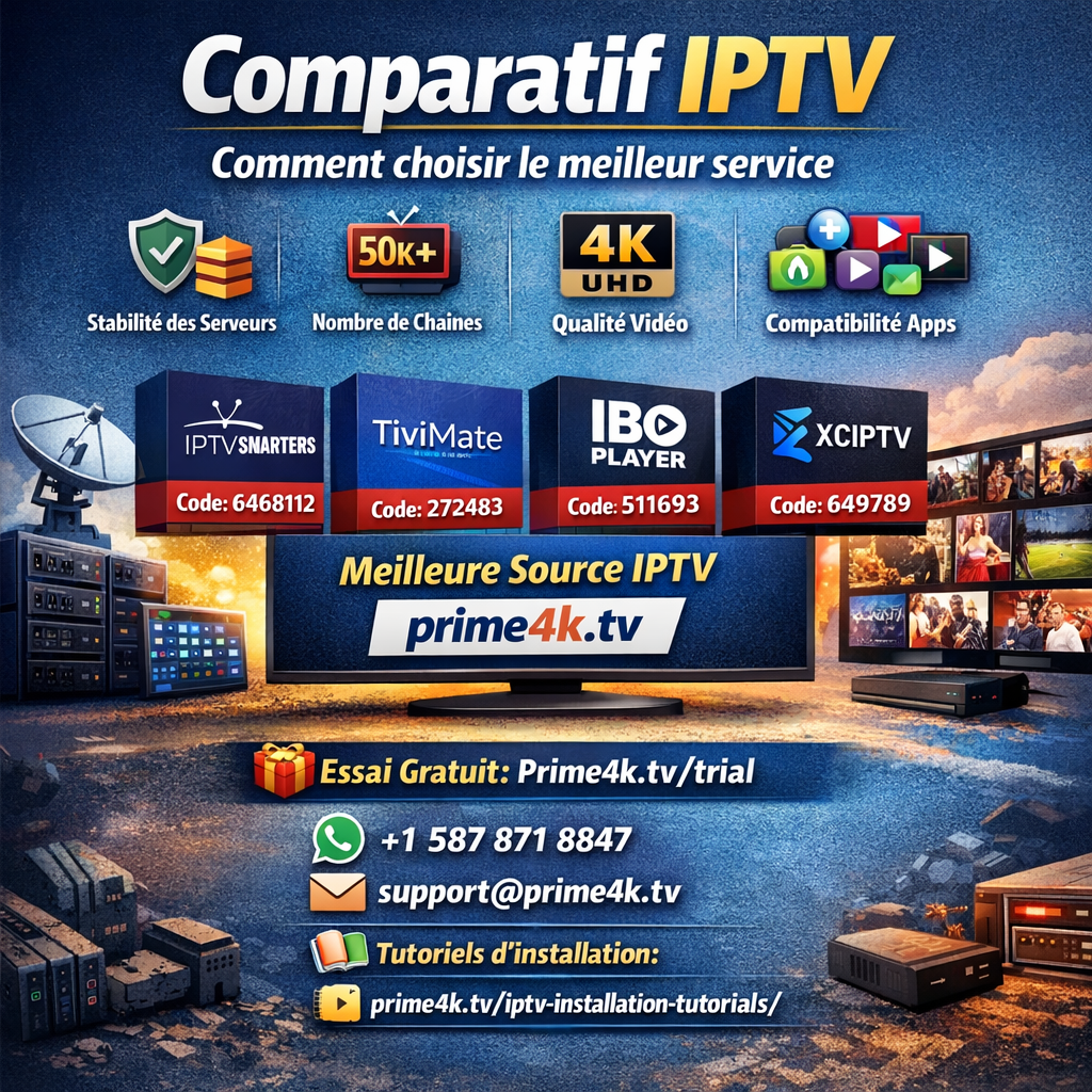 Comparatif IPTV – Comment choisir le meilleur service