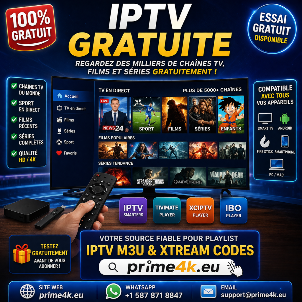 IPTV gratuite – Tout ce que vous devez savoir